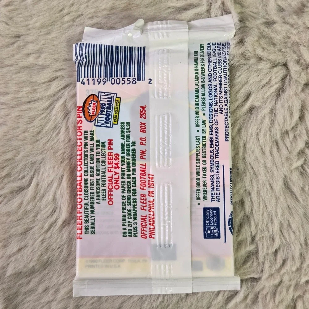 1990 Fleer Premiere Edition Football Cards 3 Sealed Wax Packs 15 Cards Each NFL